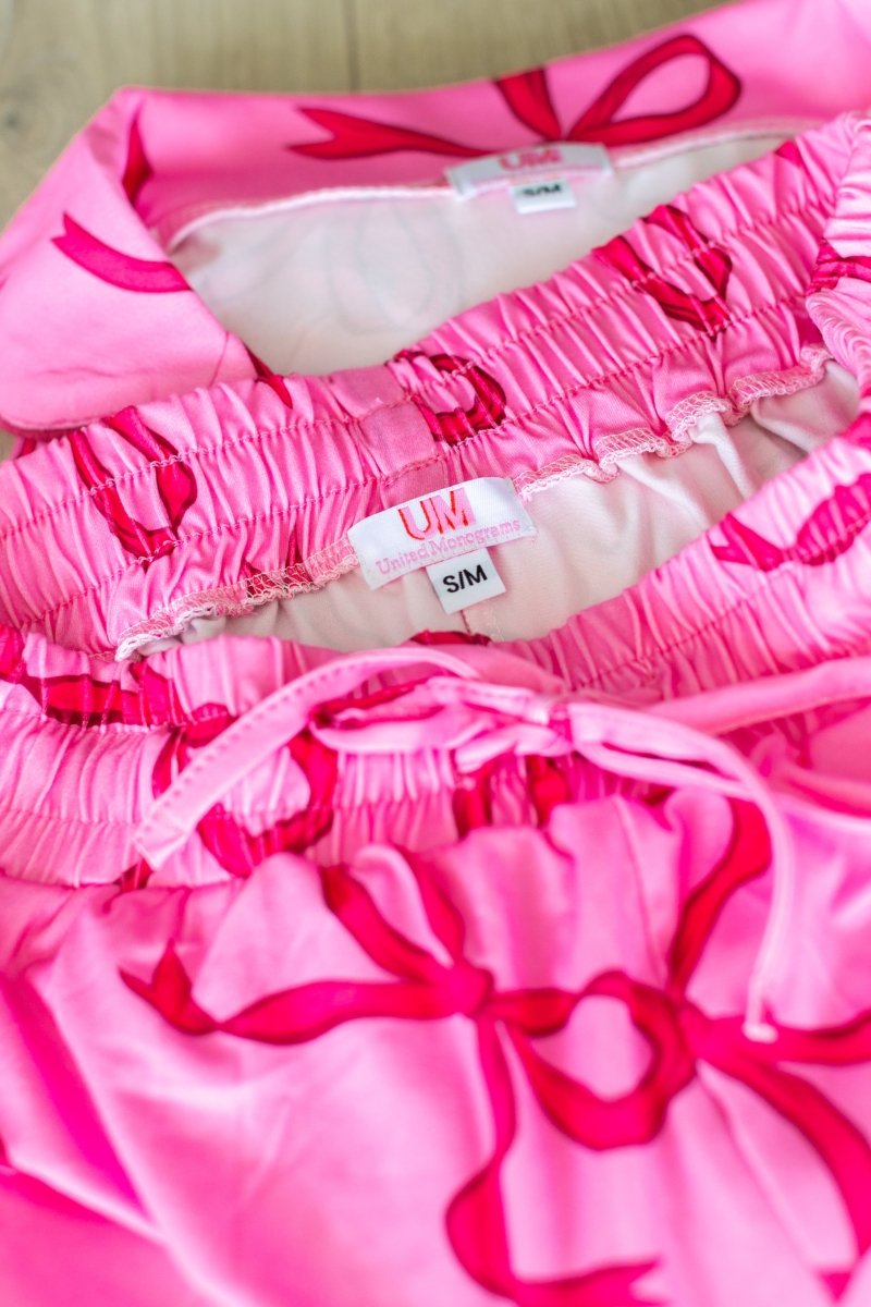 The Monogrammed Bow Edit Pajama Set - United Monograms