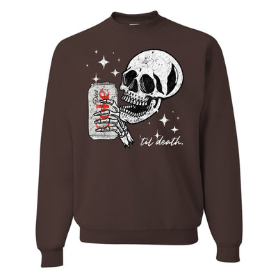 'Til Death Diet Coke' Crewneck Sweatshirt - United Monograms