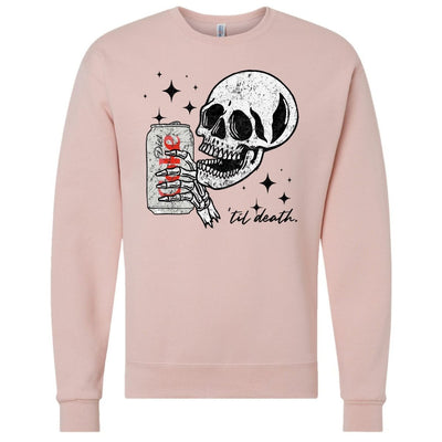 'Til Death Diet Coke' Crewneck Sweatshirt - United Monograms