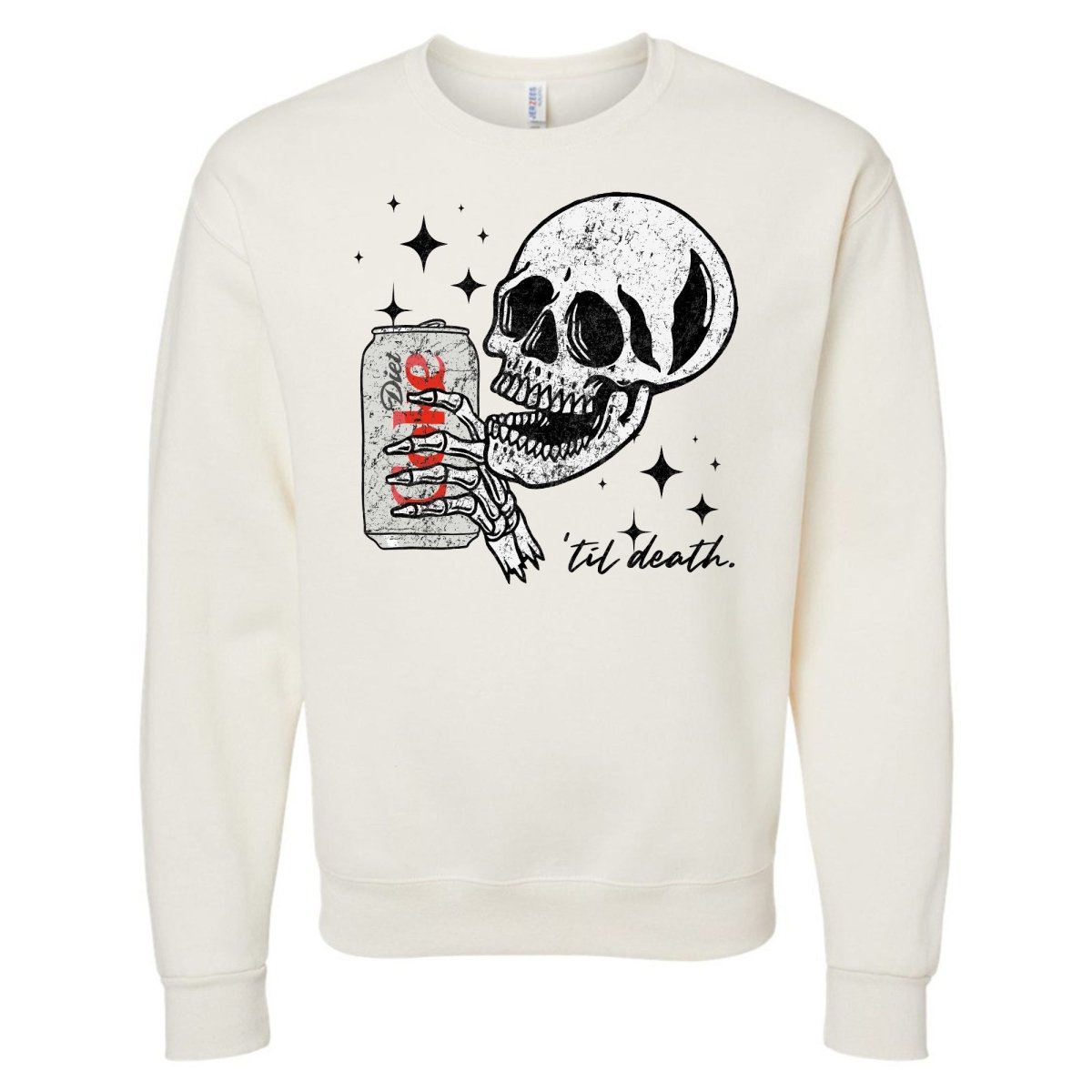 'Til Death Diet Coke' Crewneck Sweatshirt - United Monograms