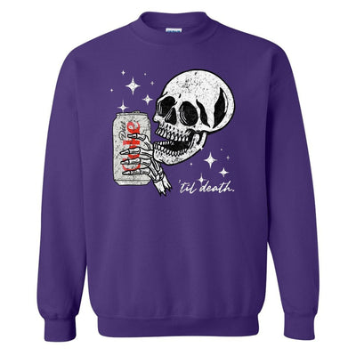 'Til Death Diet Coke' Crewneck Sweatshirt - United Monograms