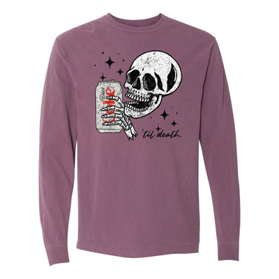 'Til Death Diet Coke' Long Sleeve T-Shirt - United Monograms