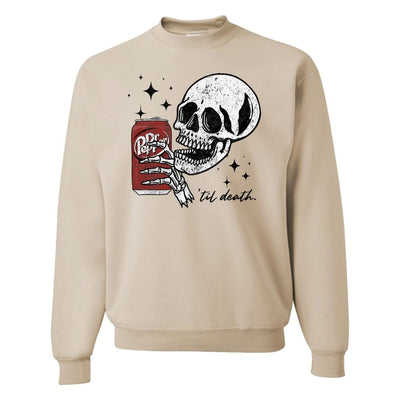 'Til Death Dr. Pepper' Crewneck Sweatshirt - United Monograms