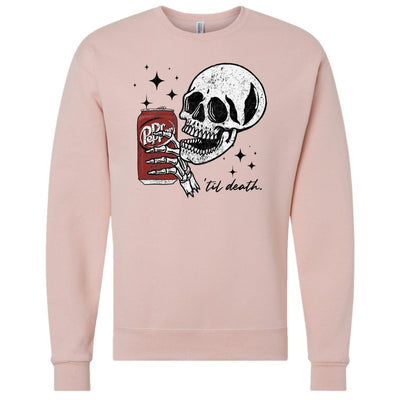 'Til Death Dr. Pepper' Crewneck Sweatshirt - United Monograms