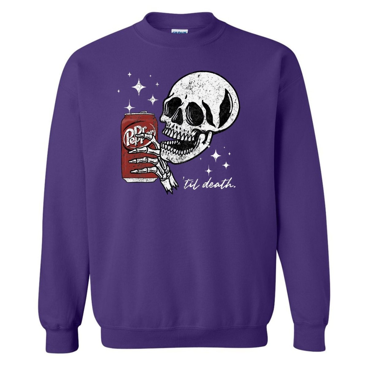 'Til Death Dr. Pepper' Crewneck Sweatshirt - United Monograms