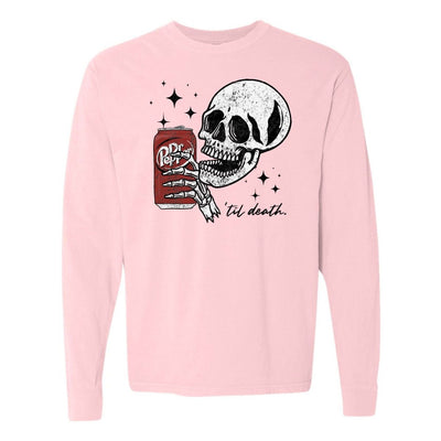 'Til Death Dr. Pepper' Long Sleeve T-Shirt - United Monograms