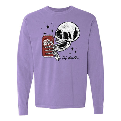 'Til Death Dr. Pepper' Long Sleeve T-Shirt - United Monograms