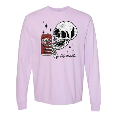 'Til Death Dr. Pepper' Long Sleeve T-Shirt - United Monograms