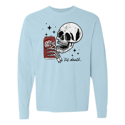 'Til Death Dr. Pepper' Long Sleeve T-Shirt - United Monograms