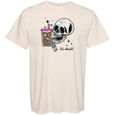 'Til Death Iced Coffee' T-Shirt - United Monograms