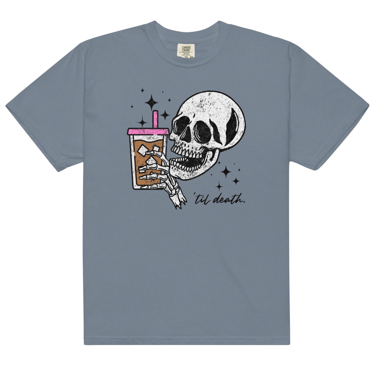 'Til Death Iced Coffee' T-Shirt - United Monograms