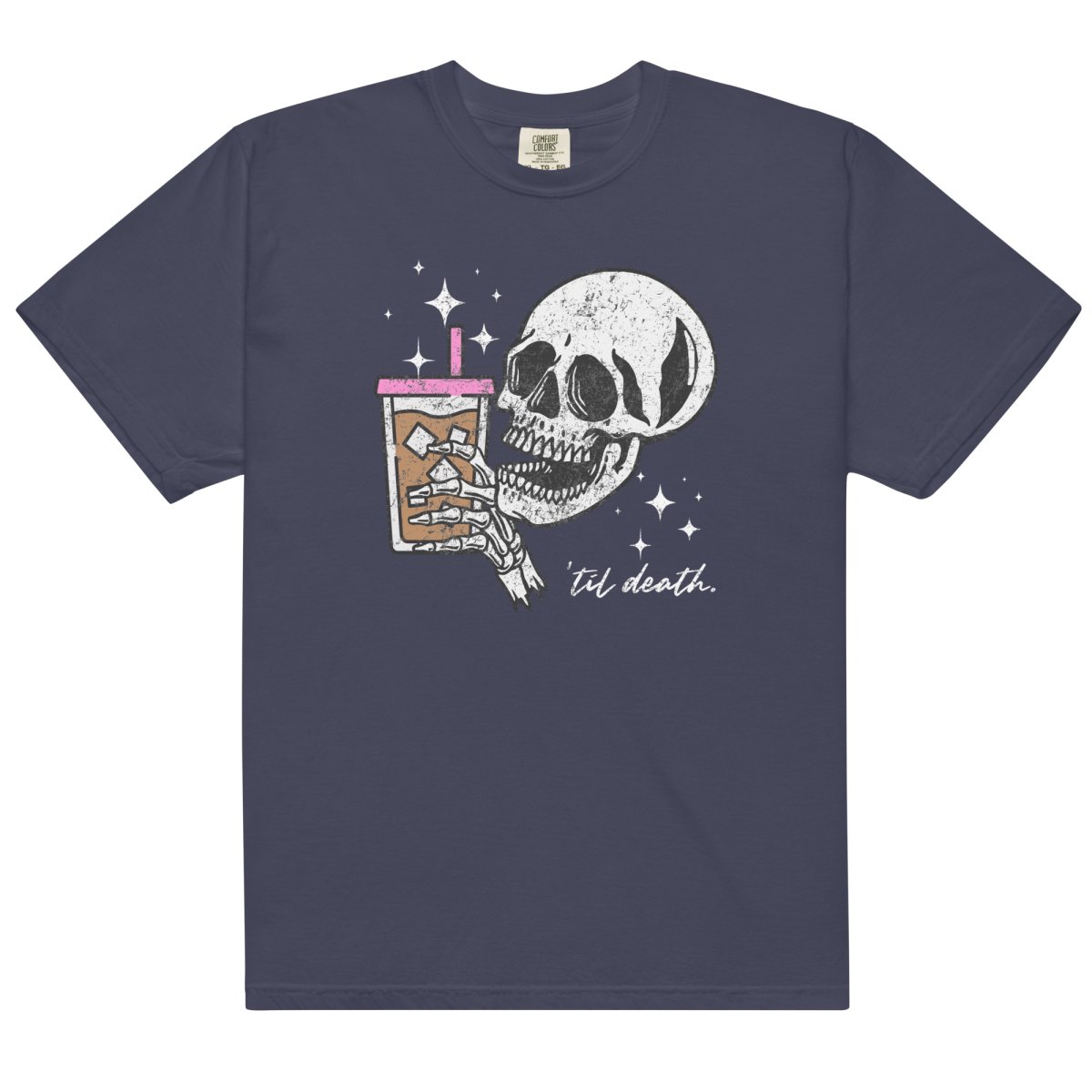 'Til Death Iced Coffee' T-Shirt - United Monograms