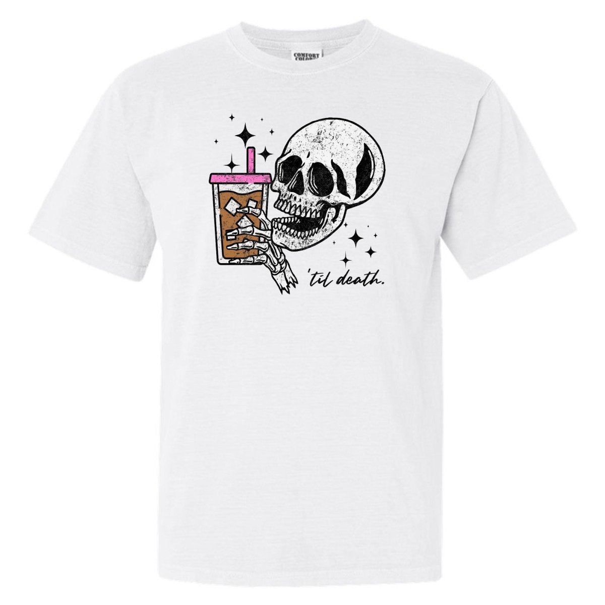 'Til Death Iced Coffee' T-Shirt - United Monograms