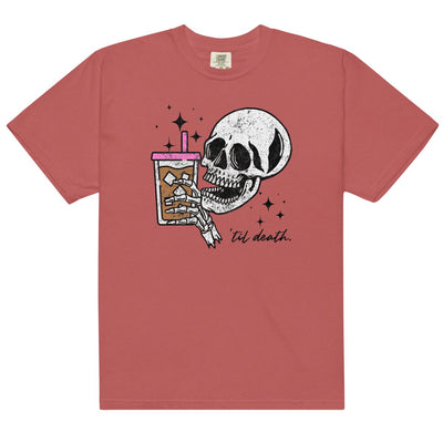 'Til Death Iced Coffee' T-Shirt - United Monograms