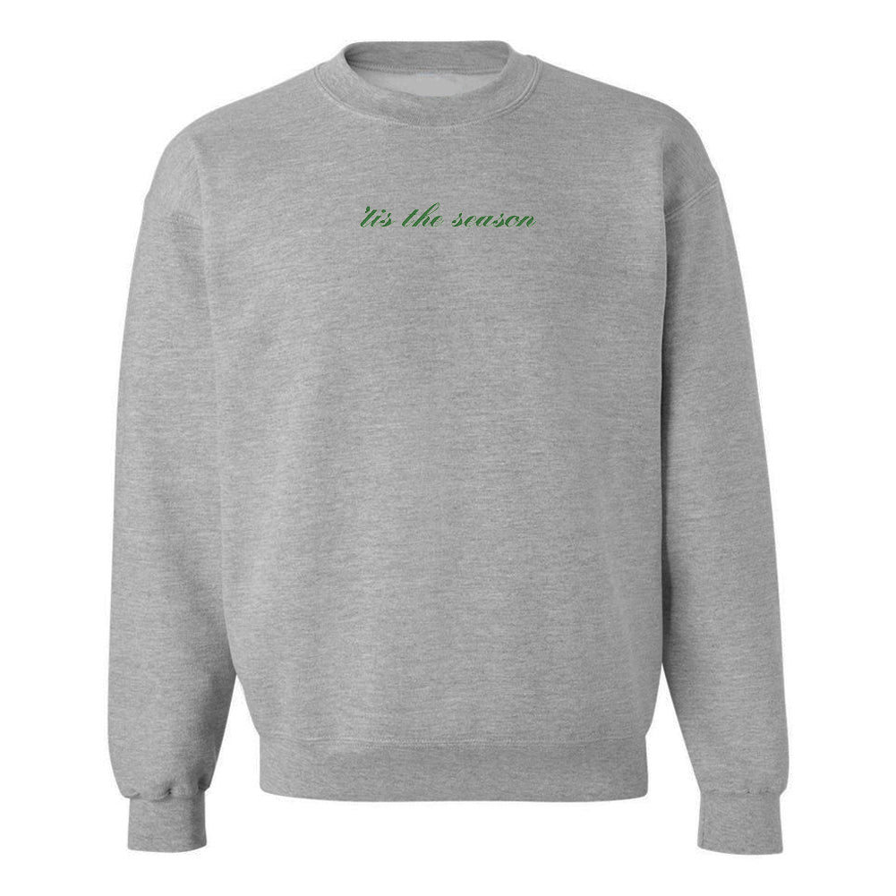 'Tis The Season Embroidered Crewneck Sweatshirt - United Monograms