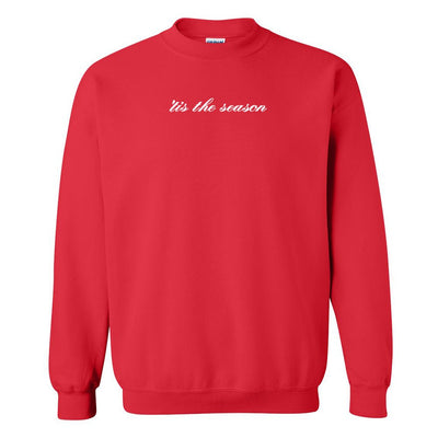 'Tis The Season Embroidered Crewneck Sweatshirt - United Monograms