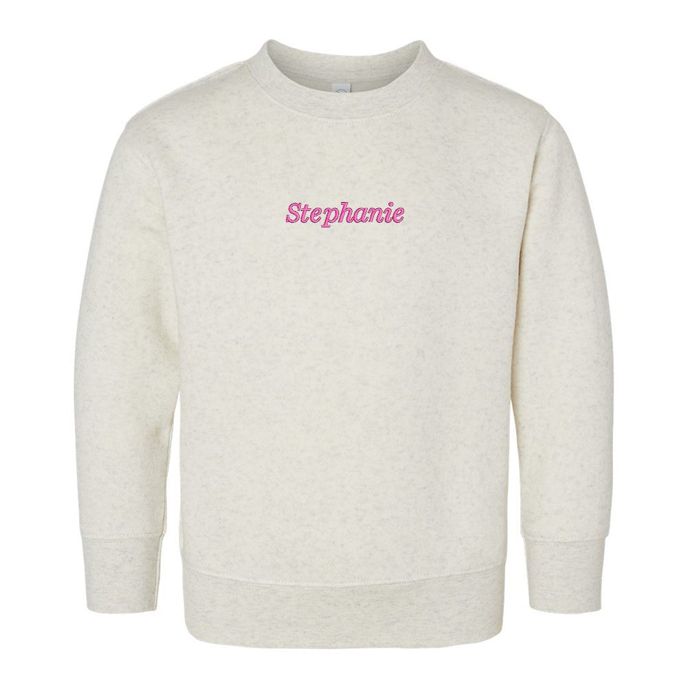 Toddler Make It Yours™ Crewneck Sweatshirt - United Monograms