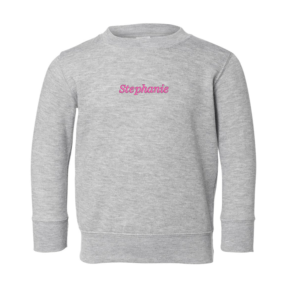Toddler Make It Yours™ Crewneck Sweatshirt - United Monograms