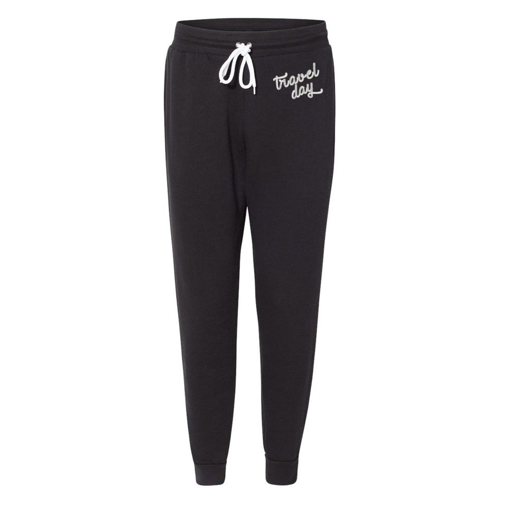 'Travel Day' Fleece Joggers - United Monograms