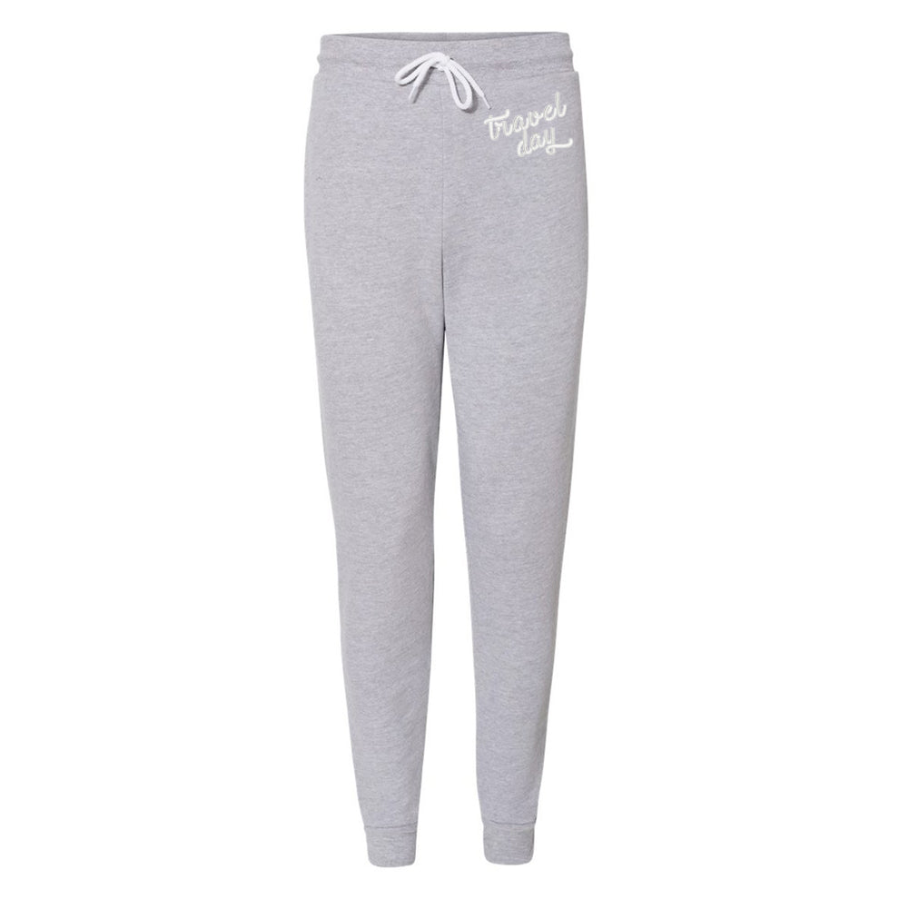 'Travel Day' Fleece Joggers - United Monograms