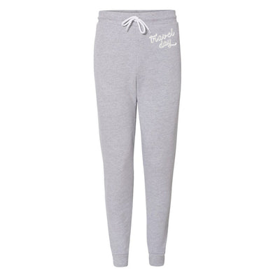 'Travel Day' Fleece Joggers - United Monograms