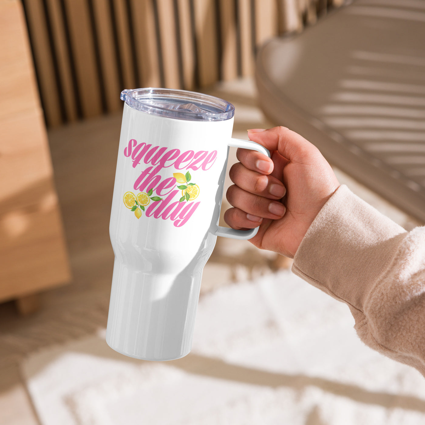 'Squeeze the Day' Travel Mug