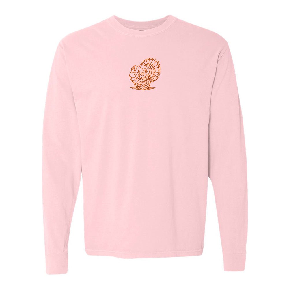 Turkey Comfort Colors Long Sleeve T - Shirt - United Monograms