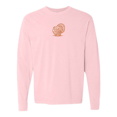 Turkey Comfort Colors Long Sleeve T - Shirt - United Monograms