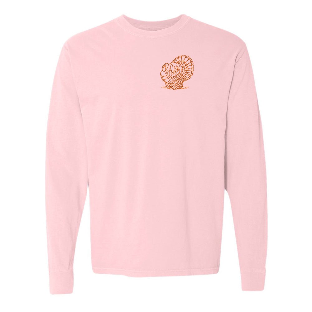 Turkey Comfort Colors Long Sleeve T - Shirt - United Monograms
