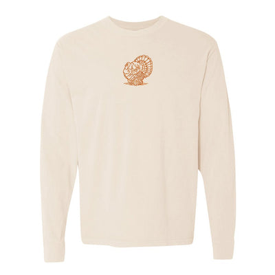 Turkey Comfort Colors Long Sleeve T - Shirt - United Monograms