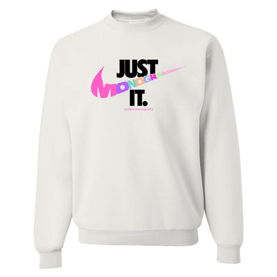 UM Just Monogram It Crewneck Sweatshirt - United Monograms