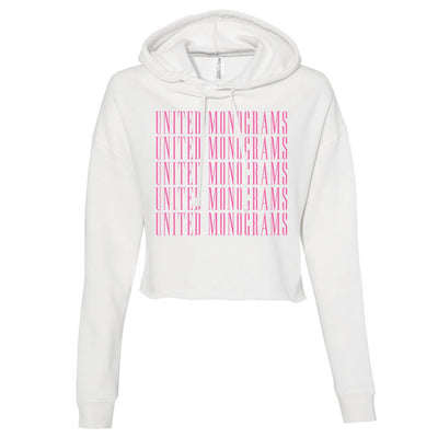 UM Magazine Logo Cropped Hoodie - United Monograms