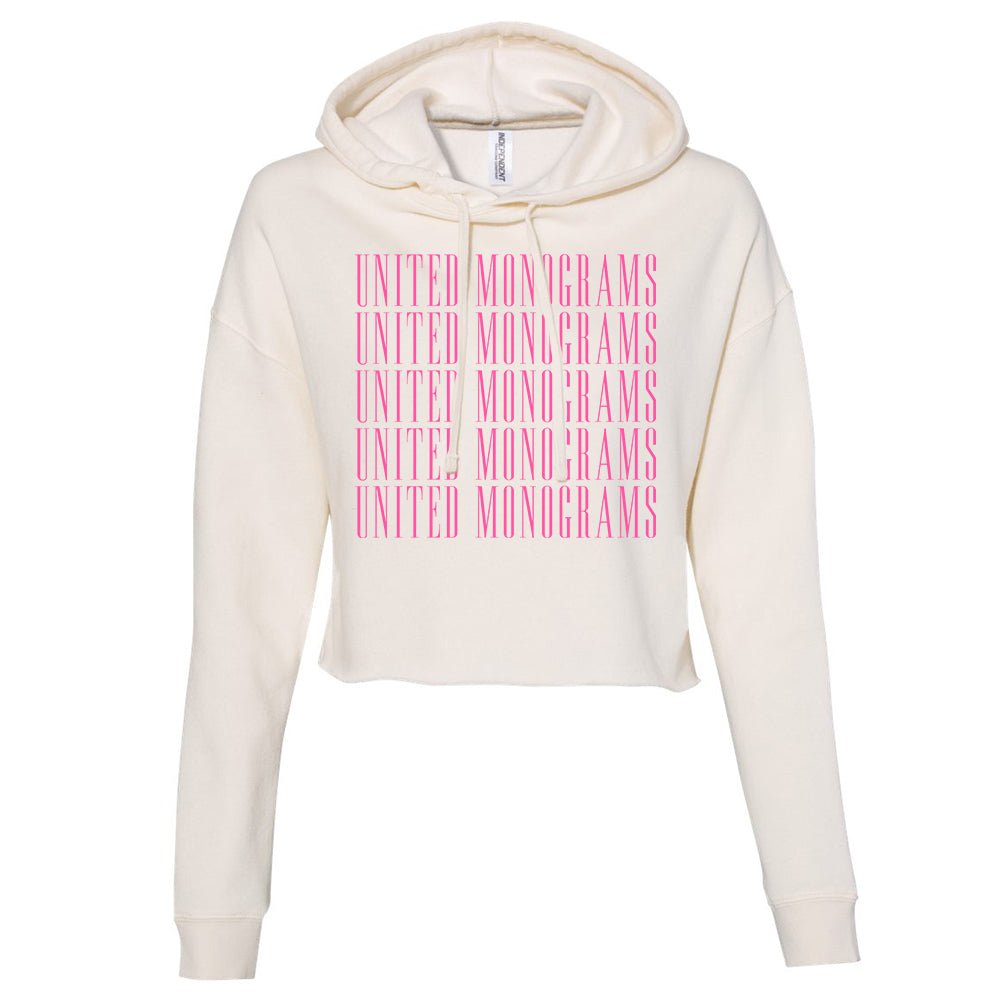 UM Magazine Logo Cropped Hoodie - United Monograms