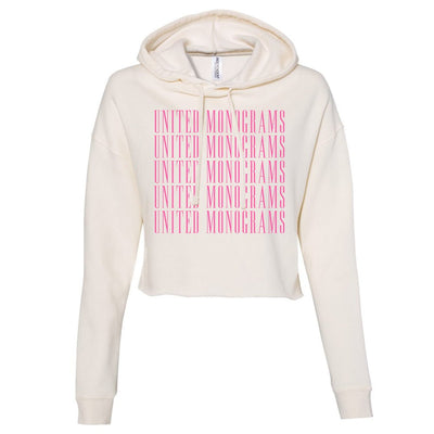 UM Magazine Logo Cropped Hoodie - United Monograms