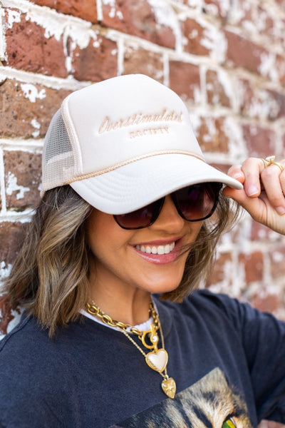 UM X @livinwithMB Overstimulated Society Hat - United Monograms