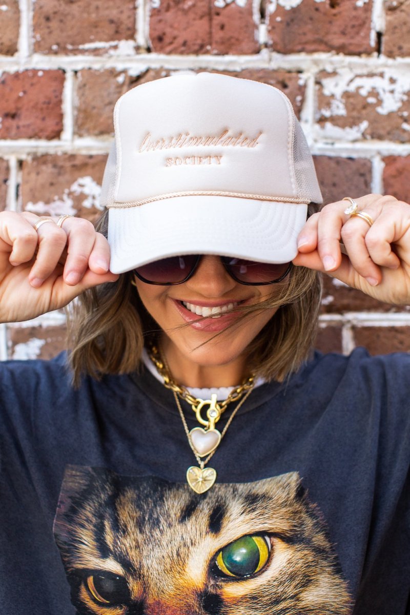 UM X @livinwithMB Overstimulated Society Hat - United Monograms