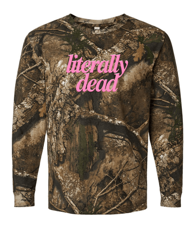 UM X @livinwithMB PUFF 'Literally Dead' Camo Tee - United Monograms