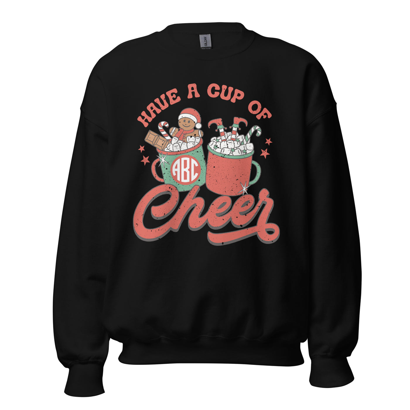Monogrammed 'Have A Cup Of Cheer' Crewneck Sweatshirt