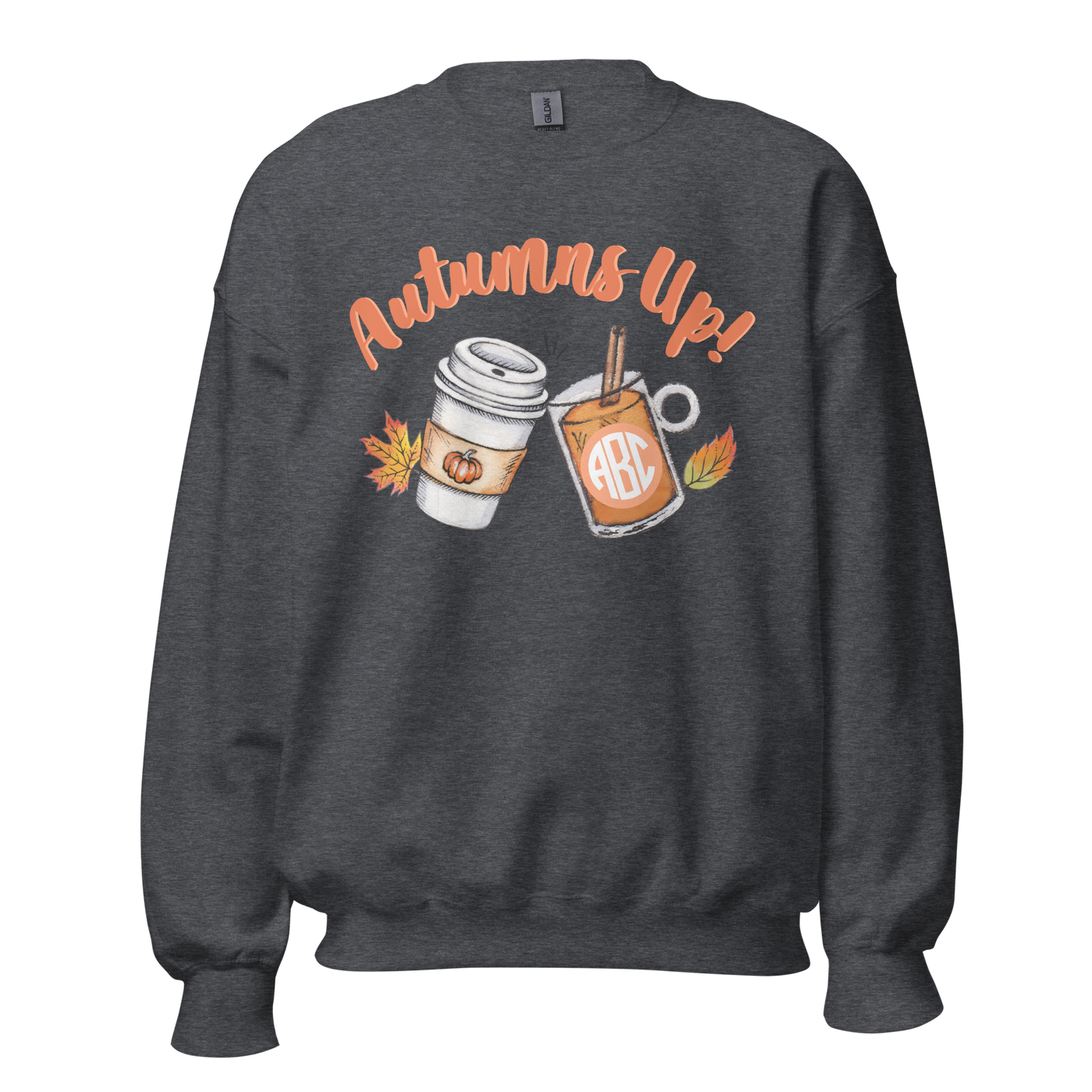 Monogrammed 'Autumns Up' Crewneck Sweatshirt