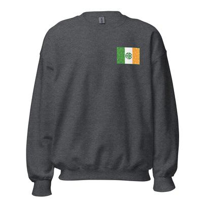 Monogrammed 'Irish Flag' Crewneck Sweatshirt
