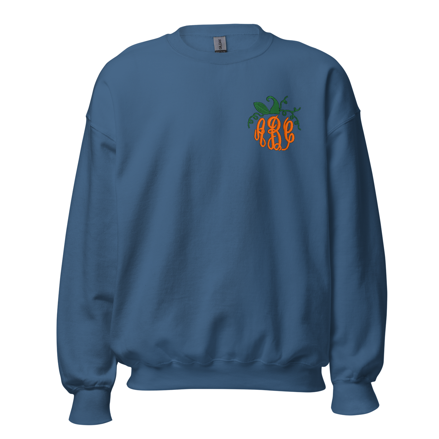 Monogrammed Pumpkin Crewneck Sweatshirt