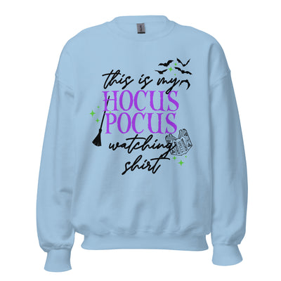 'This Is My Hocus Pocus Watching Shirt' Crewneck Sweatshirt