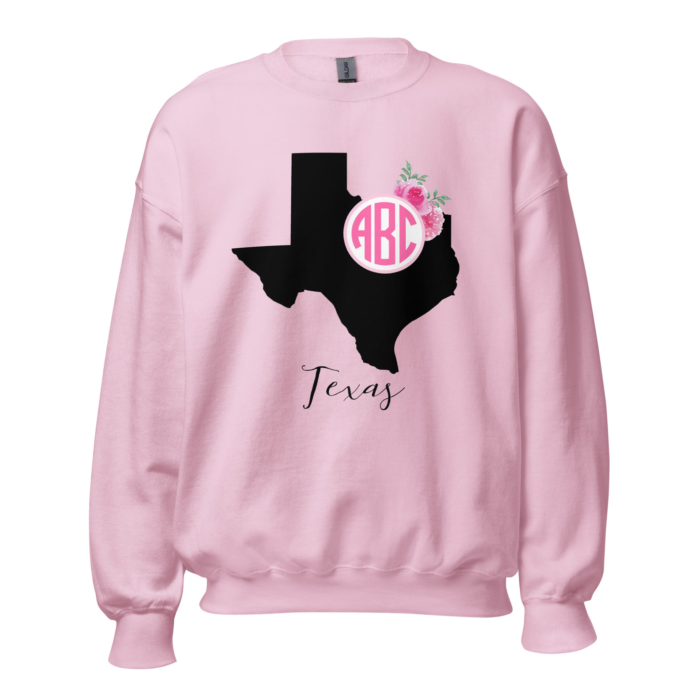 Monogrammed 'Texas State Pride' Crewneck Sweatshirt