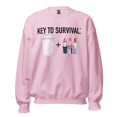 'Key To Survival' Crewneck Sweatshirt