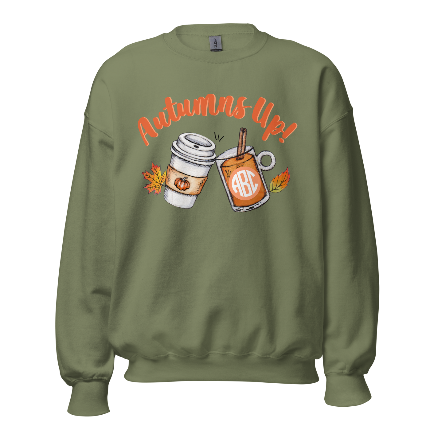 Monogrammed 'Autumns Up' Crewneck Sweatshirt