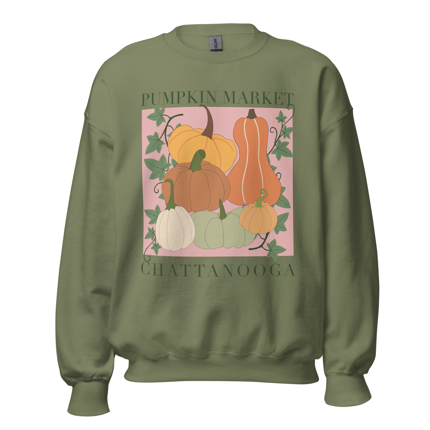 Monogrammed 'Pumpkin Market' Crewneck Sweatshirt
