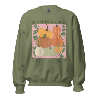Monogrammed 'Pumpkin Market' Crewneck Sweatshirt