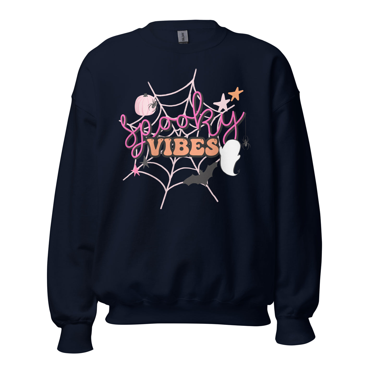 Monogrammed 'Spooky Vibes' Crewneck Sweatshirt