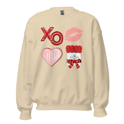 Monogrammed 'Valentine's Day' Crewneck Sweatshirt