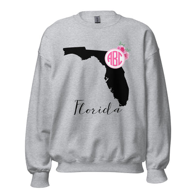 Monogrammed 'Florida State Pride' Crewneck Sweatshirt